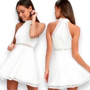 Lulus White Dress Size Medium